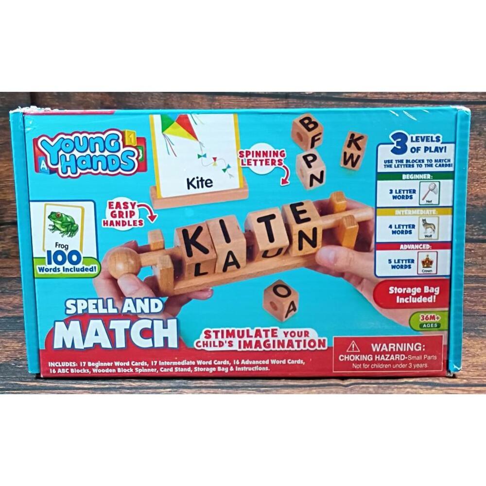 Young Hands Spellโ and Match Educational Reading and Spelling Game